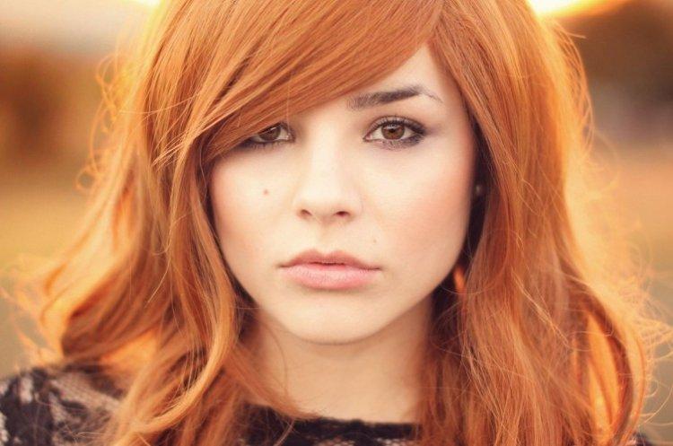 Рыжие волосы - Какой цвет волос подходит к карим глазам