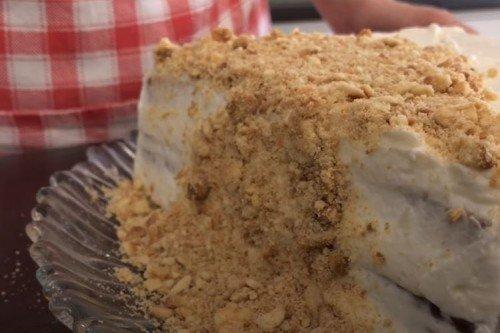 Сметанник без выпечки - пошаговый рецепт