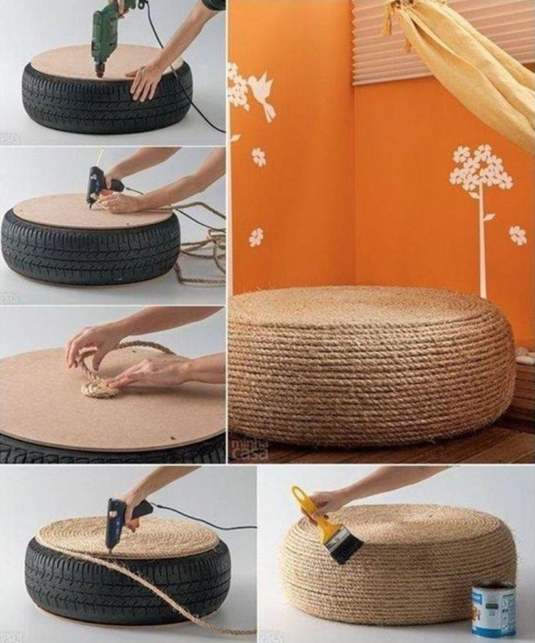 Когтеточка из шины для кошки своими руками