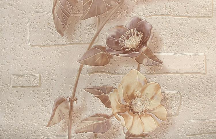 Виниловые обои - Комбинирование обоев в спальне