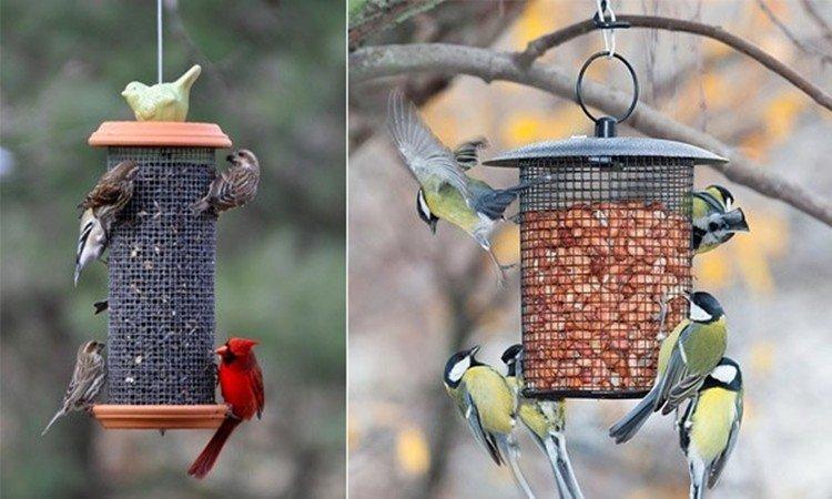 Кормушки-подвесы для птиц своими руками