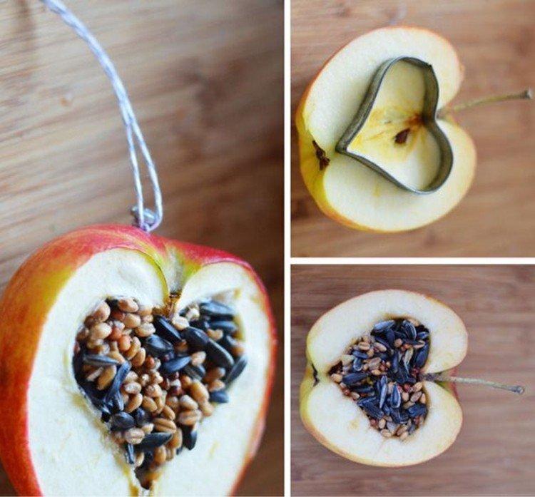 Съедобные кормушки для птиц своими руками