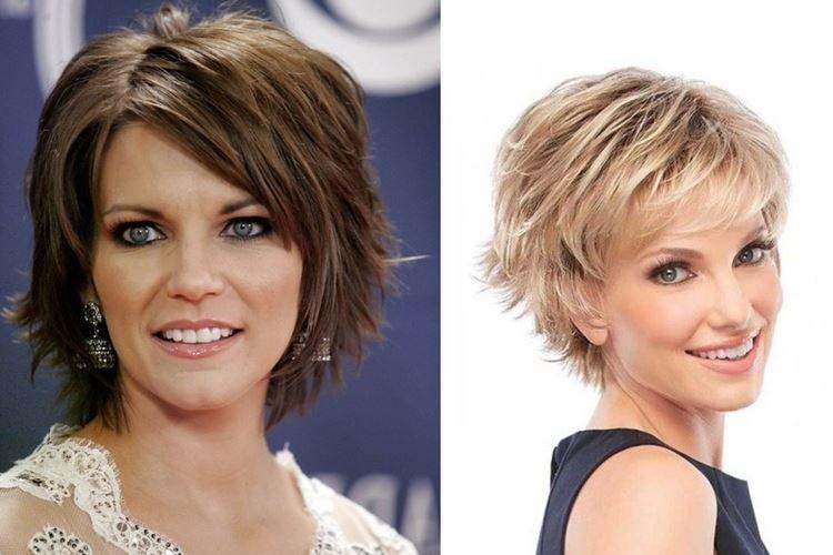 Лесенка - Короткие стрижки для женщин после 40