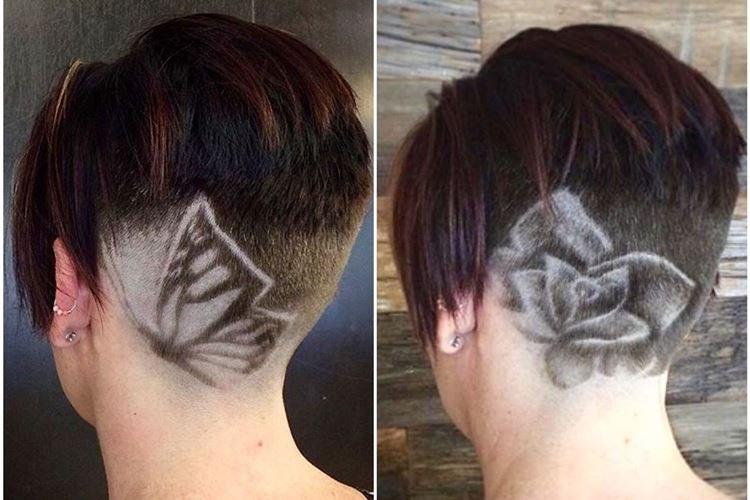 Стрижки с художественными выстригами - Короткие стрижки для женщин после 40