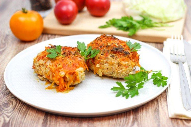 Котлеты с капустой и фаршем в томате - рецепты