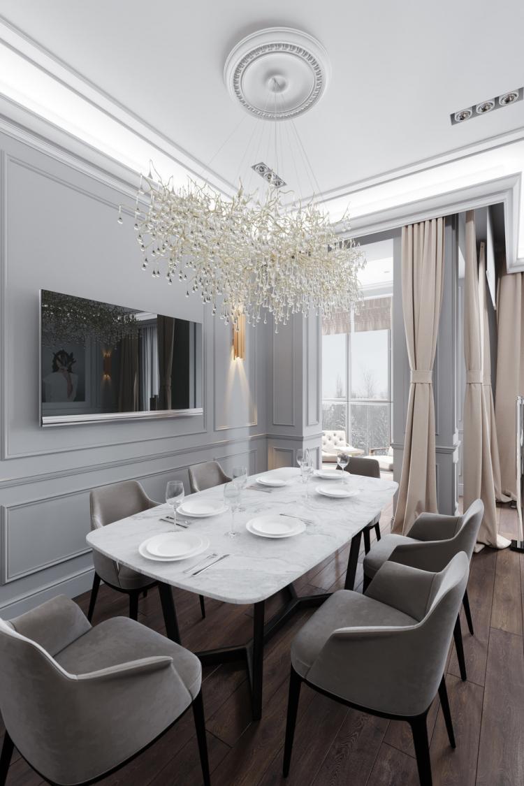 Кухня-гостиная «После дождя» - дизайн интерьера