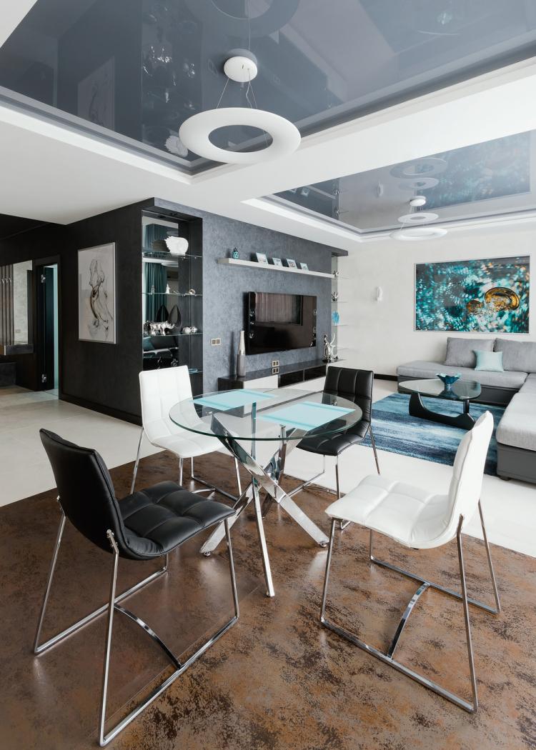 Кухня-гостиная «Торжество функциональности» - дизайн интерьера