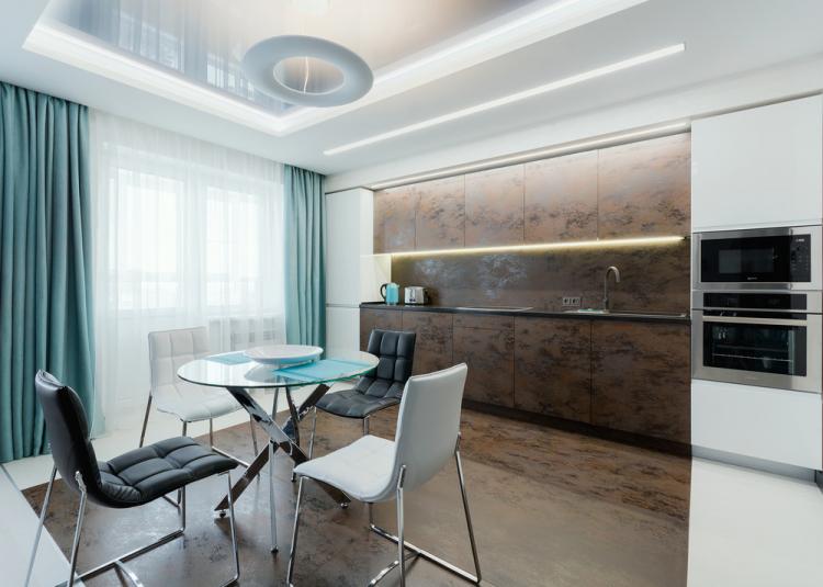 Кухня-гостиная «Торжество функциональности» - дизайн интерьера