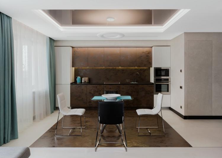 Кухня-гостиная «Торжество функциональности» - дизайн интерьера
