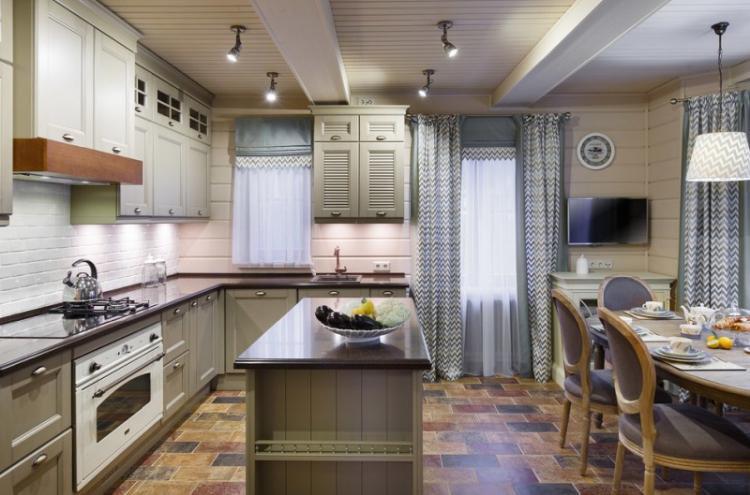 Кухни с островом - фото реальных интерьеров