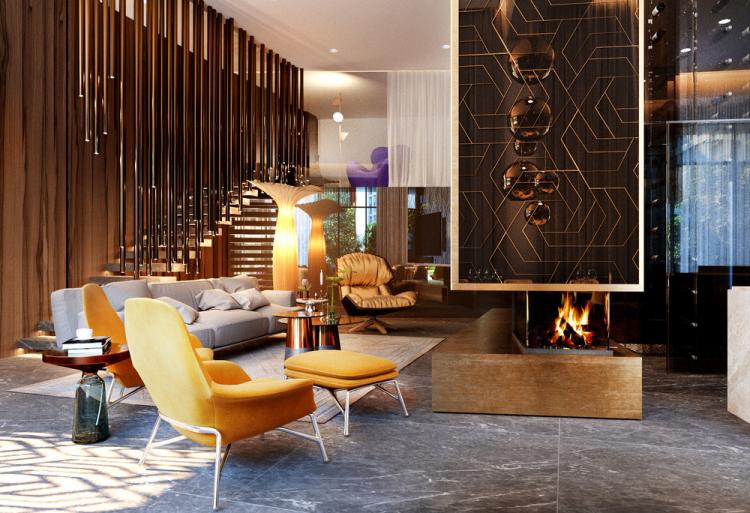 Квартира «Brass&Wood» - дизайн интерьера