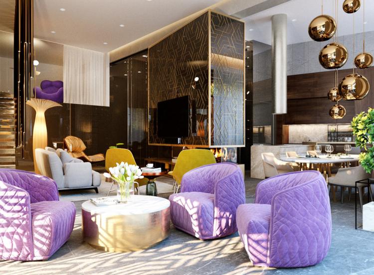 Квартира «Brass&Wood» - дизайн интерьера