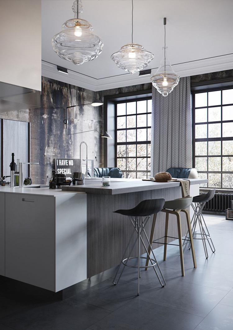 Квартира «Industrial Loft» - дизайн интерьера