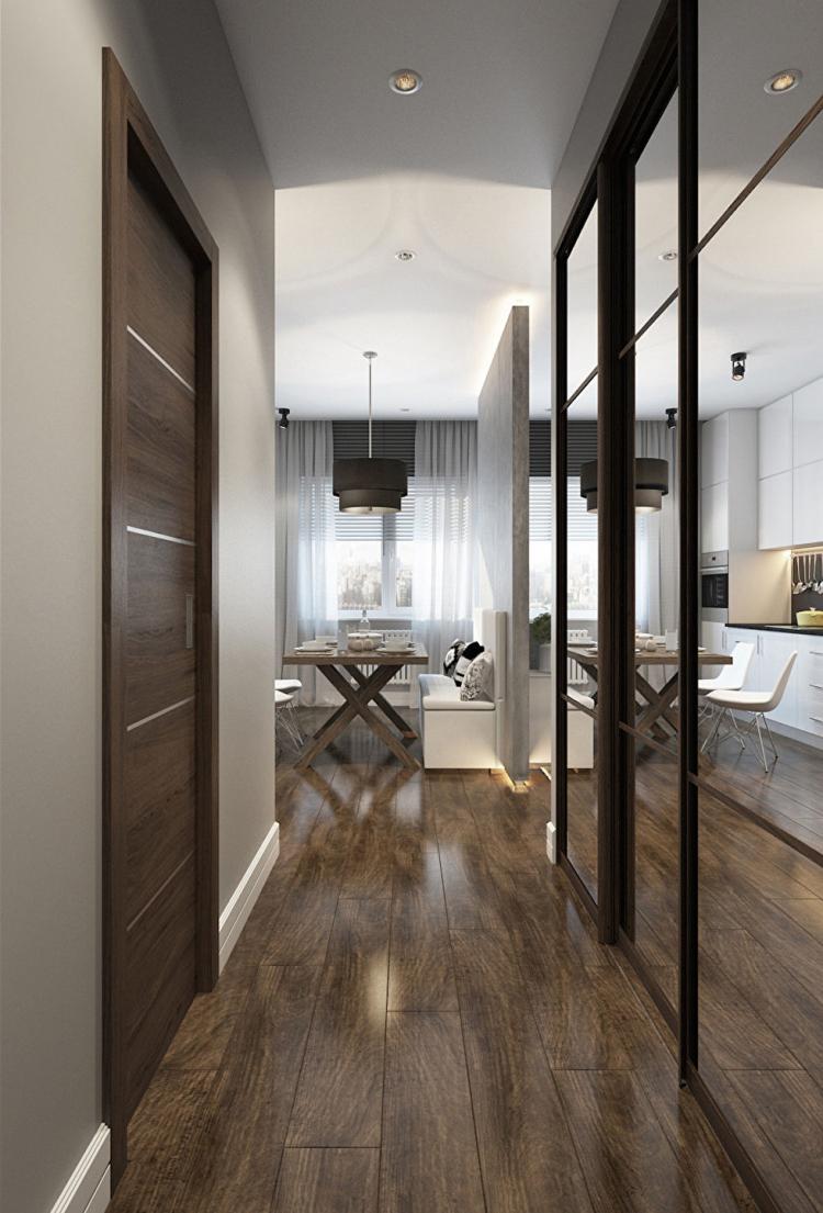 Квартира «Оттенки серого» - дизайн интерьера