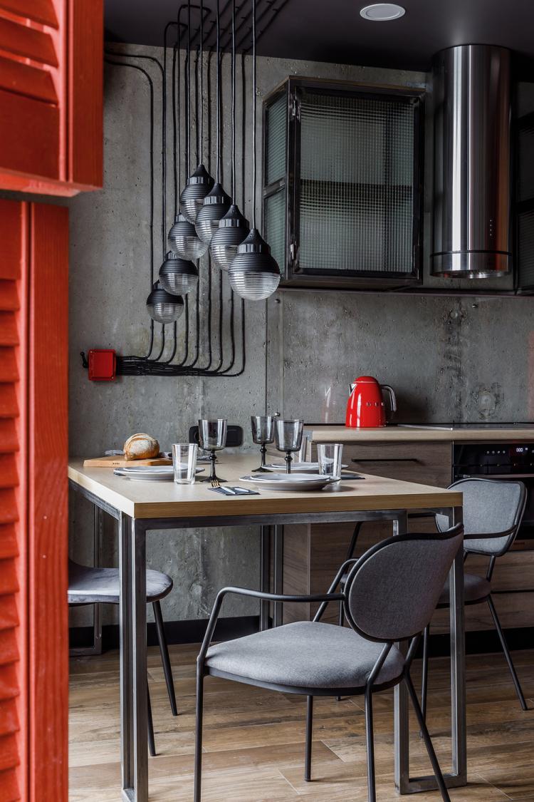 Квартира-студия 43 м2, Краснодар - дизайн интерьера