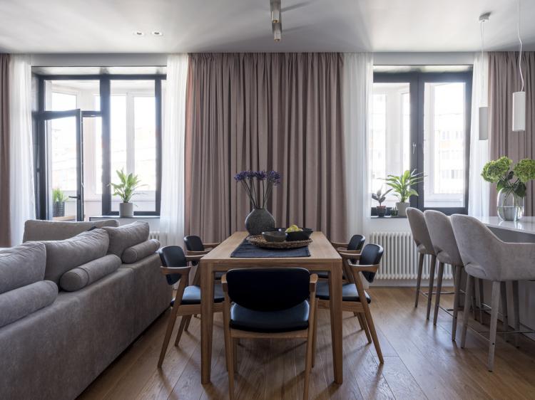 Квартира в современном стиле, 109 кв.м. - дизайн интерьера