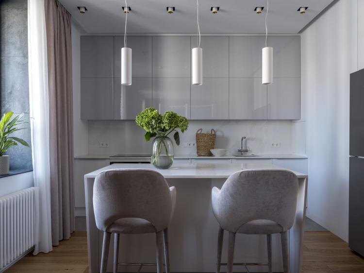 Квартира в современном стиле, 109 кв.м. - дизайн интерьера