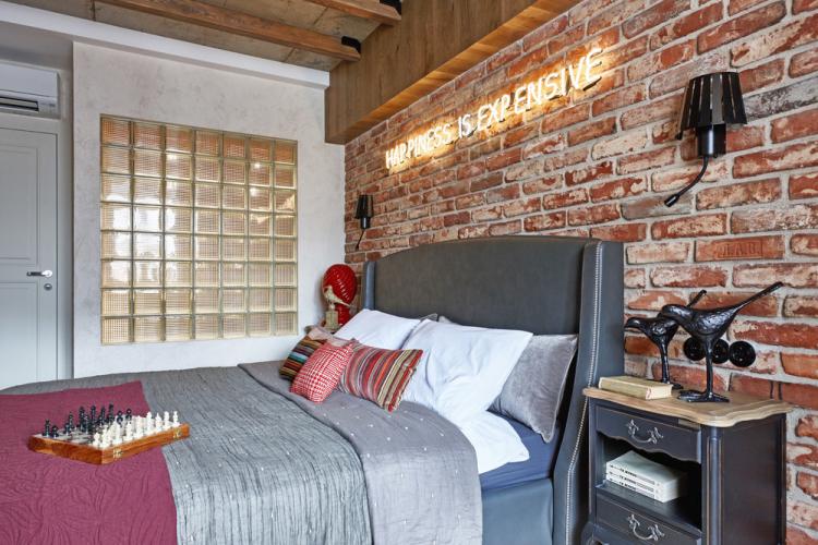 Квартира в стиле лофт, Мельниково - дизайн интерьера