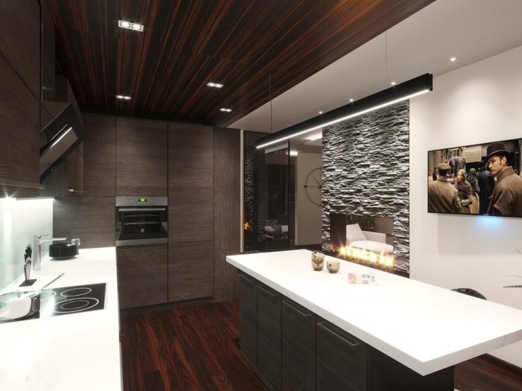 Квартира в стиле модерн - дизайн интерьера