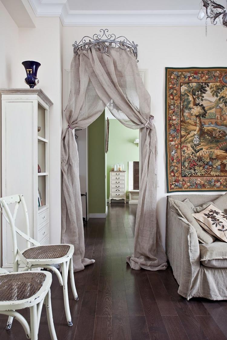 Квартира в стиле шебби-шик - дизайн интерьера