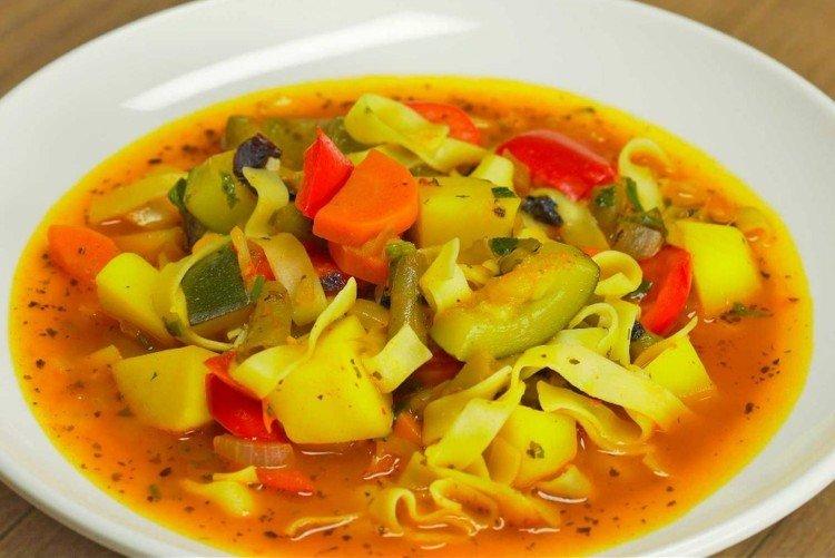 Лагман овощной - рецепты