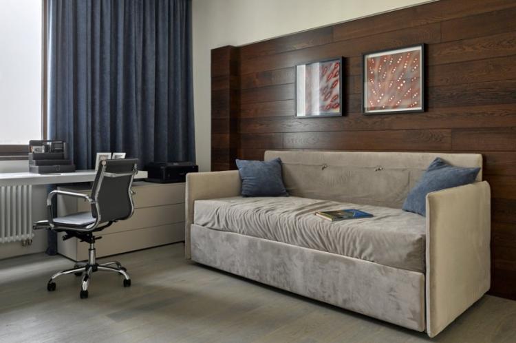 Цветовые решения - Ламинат на стене