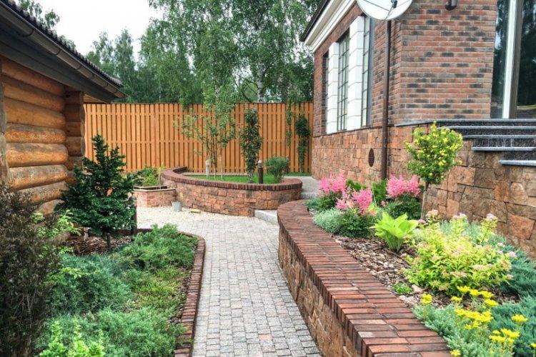 Садовые дорожки - Ландшафтный дизайн дачного участка фото