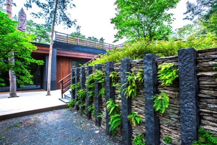 Забор - Ландшафтный дизайн дачного участка фото