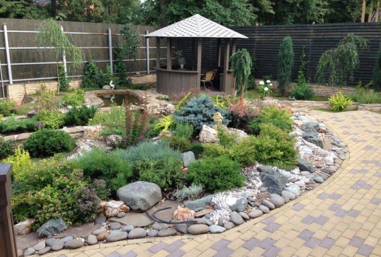 Альпийские горки - Ландшафтный дизайн дачного участка фото