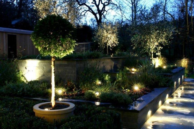 Освещение - Ландшафтный дизайн дачного участка фото