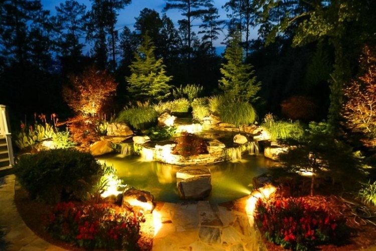 Освещение - Ландшафтный дизайн дачного участка фото