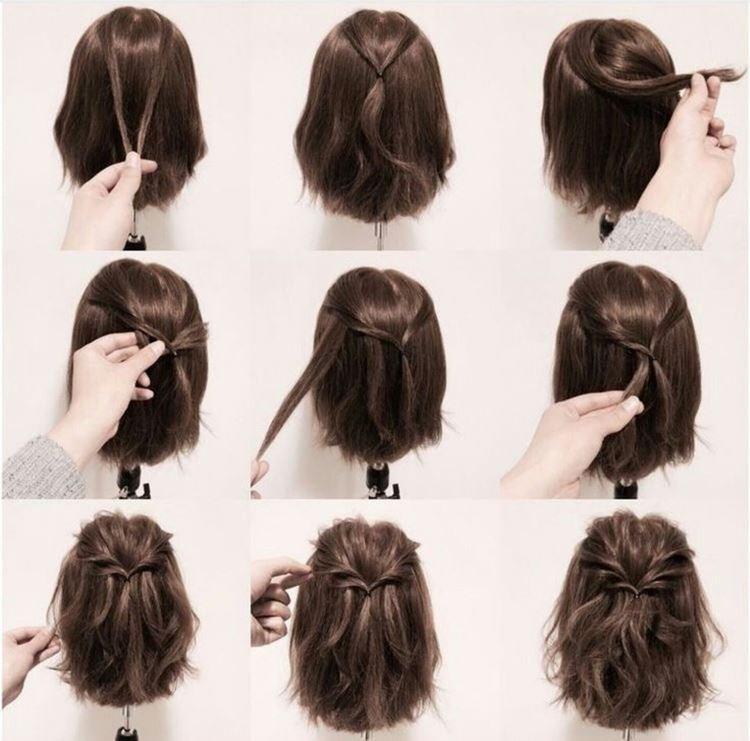 Свободная мальвинка - Легкие прически на короткие волосы самой себе за 5 минут