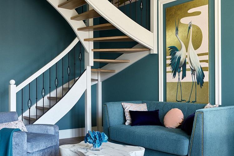 Лестница на второй этаж - фото реальных интерьеров