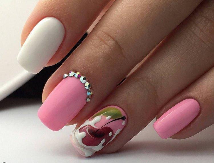 Летний маникюр гель-лаком 2020