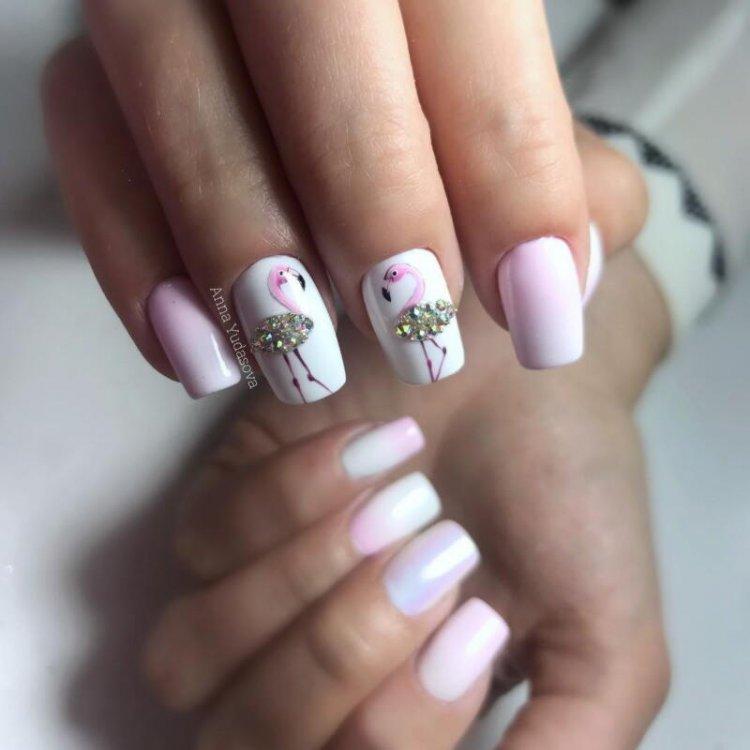 Летний маникюр гель-лаком 2020