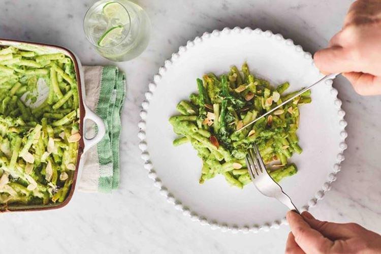 Зеленые макароны с сыром - рецепты