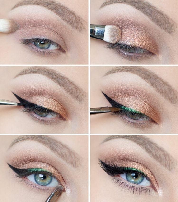 Макияж для голубых глаз - пошаговые фото
