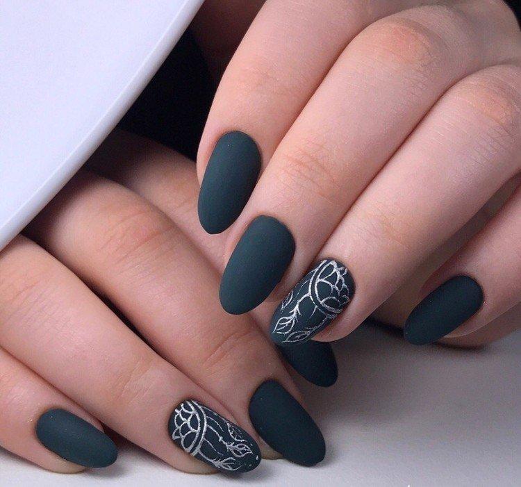 Матовый маникюр 2021