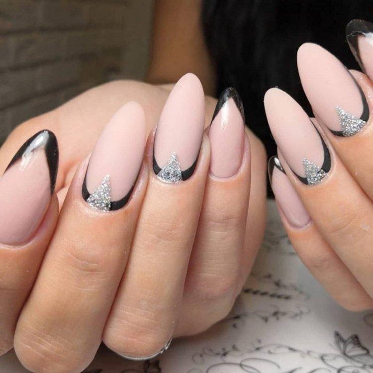 Френч на длинные ногти 2020 - фото маникюра