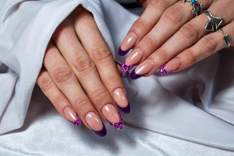 Арочный френч 2020 - фото маникюра