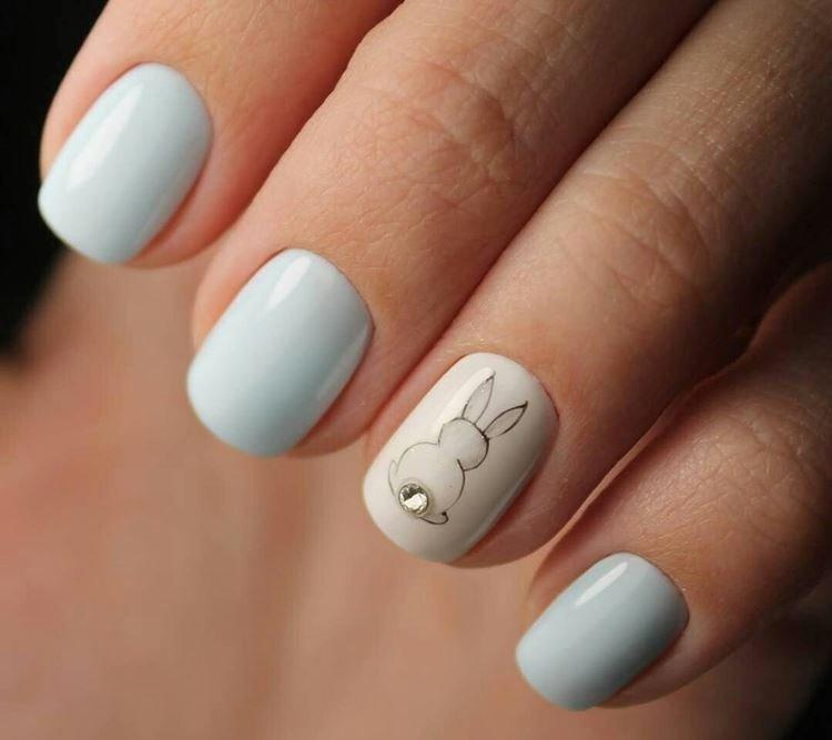 Маникюр на короткие ногти 2020 - Нежные цвета