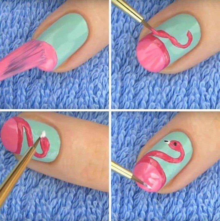 Летний маникюр на короткие ногти 2020