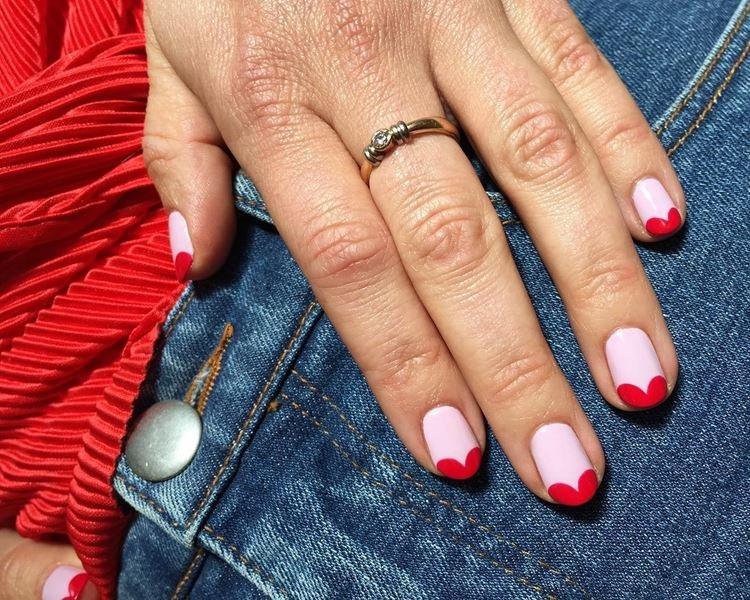 Маникюр френч на короткие ногти 2020