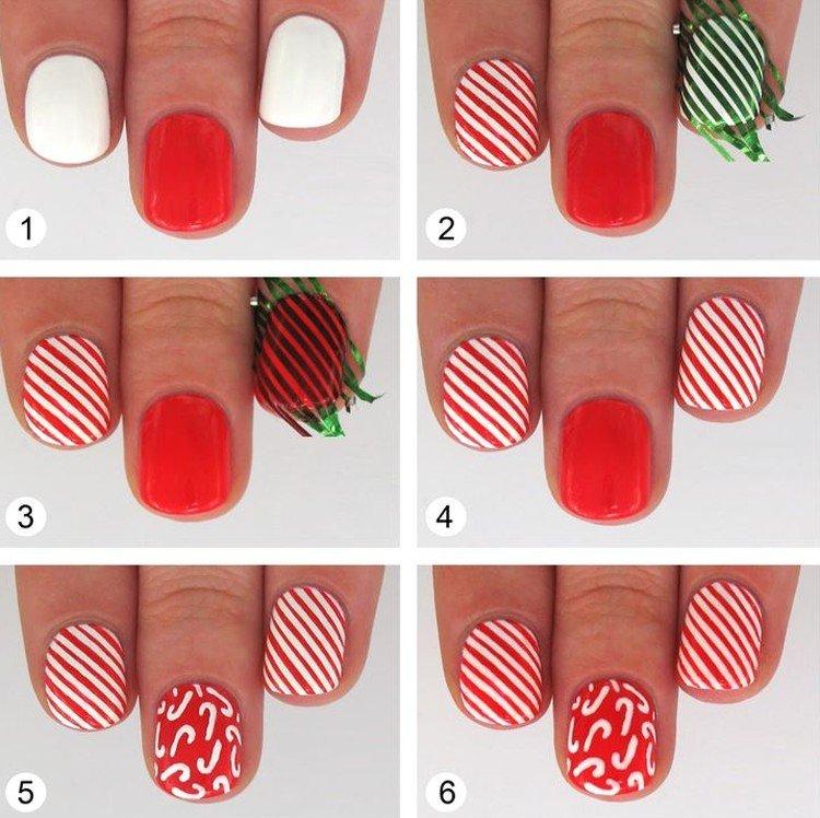 Красный маникюр на короткие ногти 2020