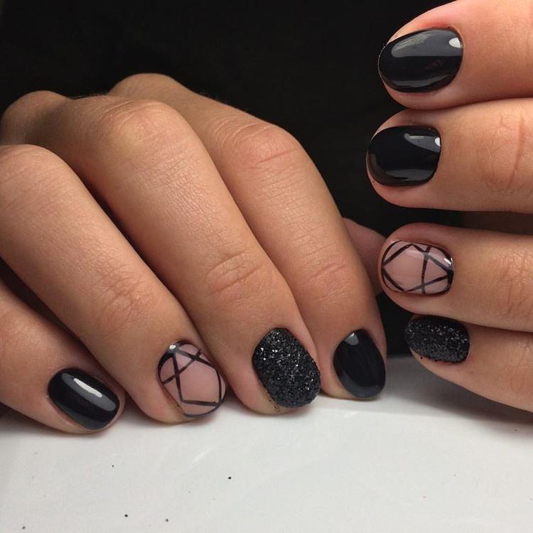 Маникюр на очень короткие ногти 2020