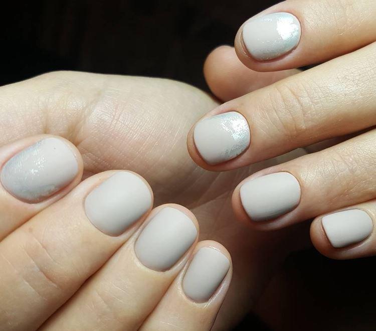 Маникюр на очень короткие ногти