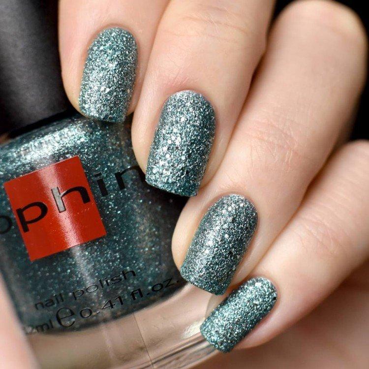 Песочный маникюр на Новый год 2021