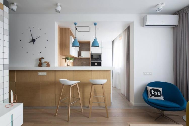 МДФ панели на кухне - фото