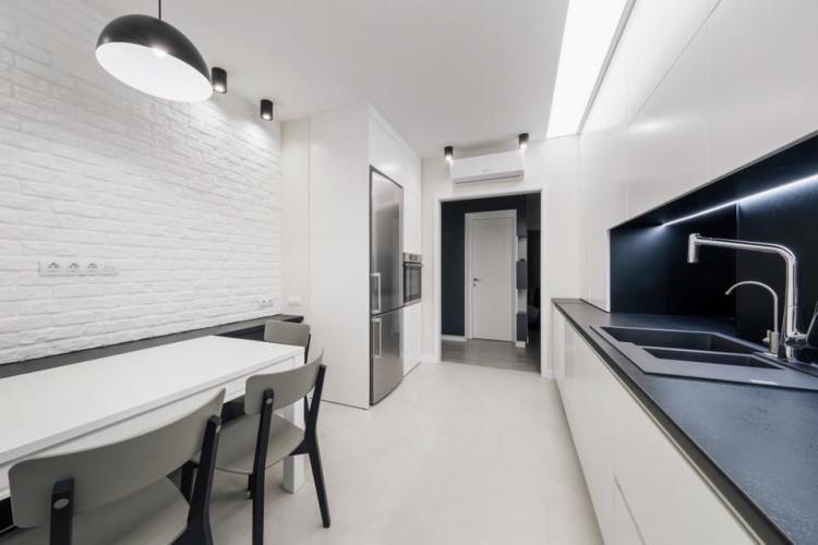 МДФ панели на кухне - фото