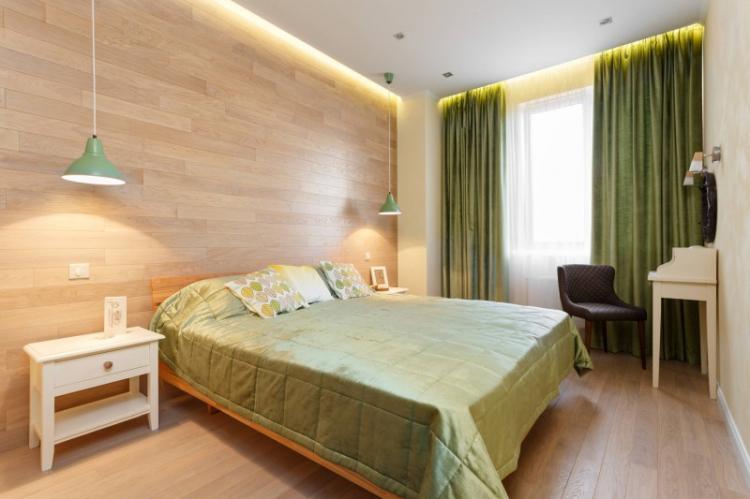 МДФ панели в спальне